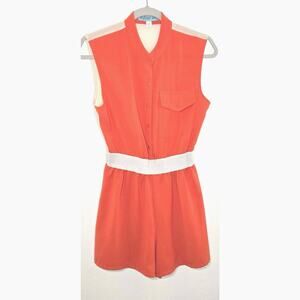 Womens Dina be orange romper size small
